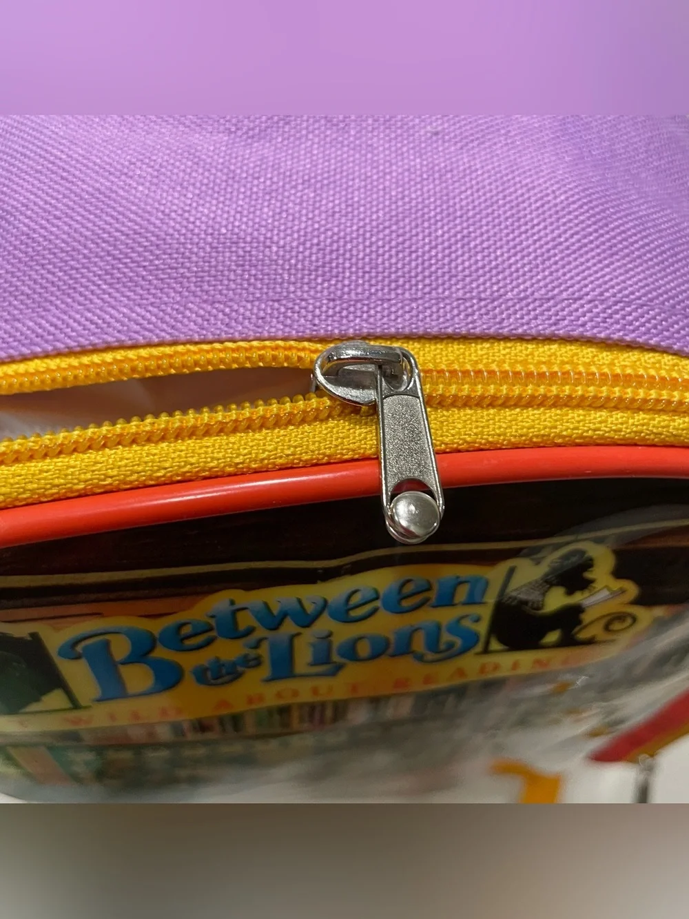 RARE Between The Lions Kid Backpack 2001 12x8.5